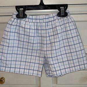 Beaufort Bonnet Company Blue and White Plaid Shorts